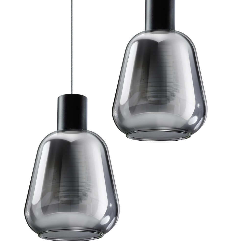 5-flammige Loft-Hängelampe Gary Glas ETH 8720195302216