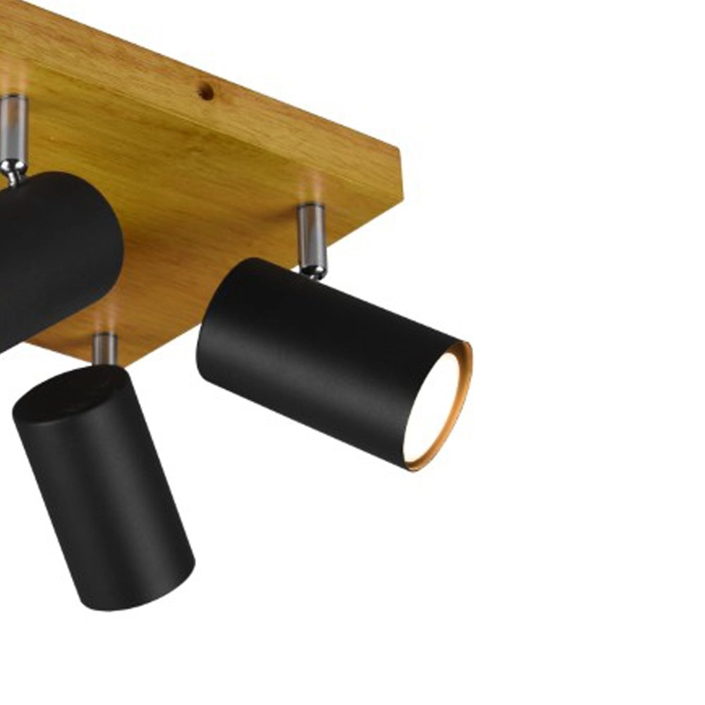 Spot Marley schwarz zu holz Trio 4017807488043