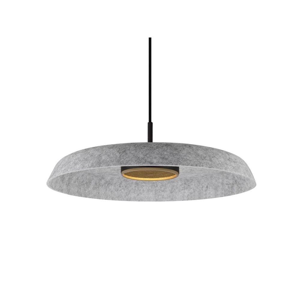 Kapuze aus Filz Grip! Flat Ø 50 x 6,2cm grau SLV 4024163316200