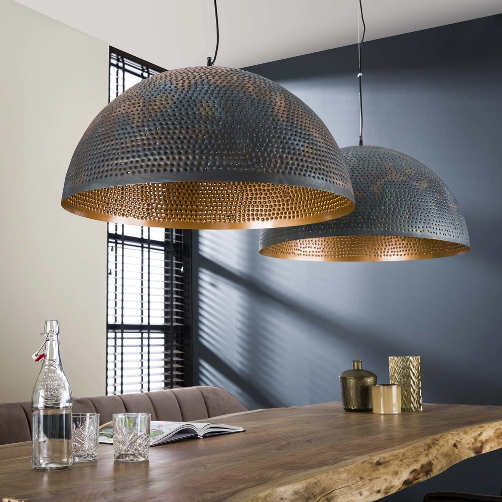 XXL Industrie-Pendellampe Punch Ø 70 cm Lyora 8716803512856