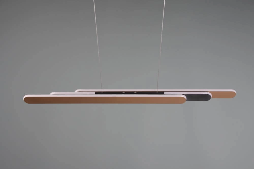 Hängelampe Helios 130cm braun Trio 4017807577815