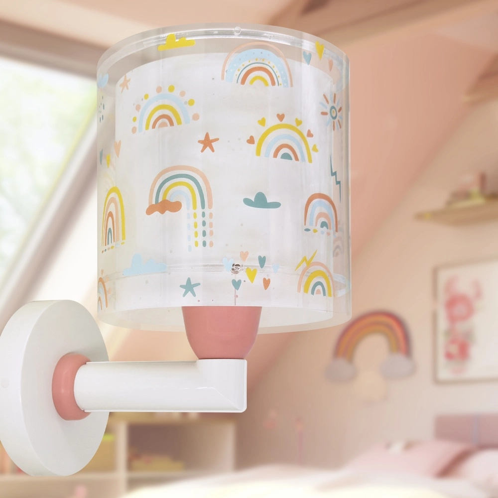 Wandleuchte Rainbow rosa für Kinderzimmer Dalber 8420406411996