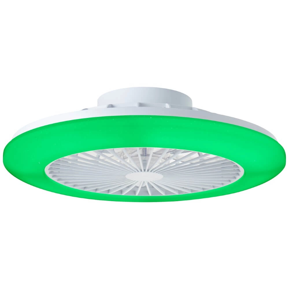 Weißer Fächer Salerno mit RGB-Funktion Brilliant 4004353433238