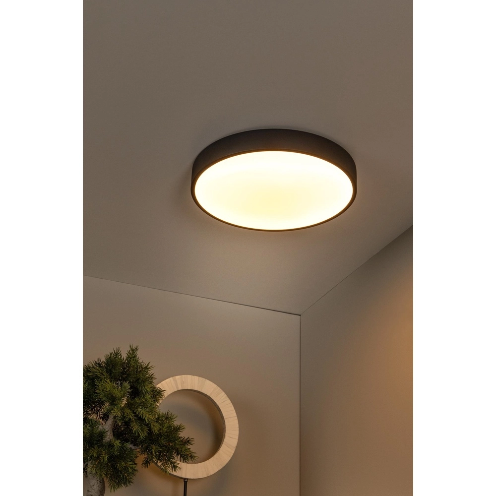 Deckenlicht Unar Ø 39,5cm - 2700K - schwarz Lucide 5411212791894