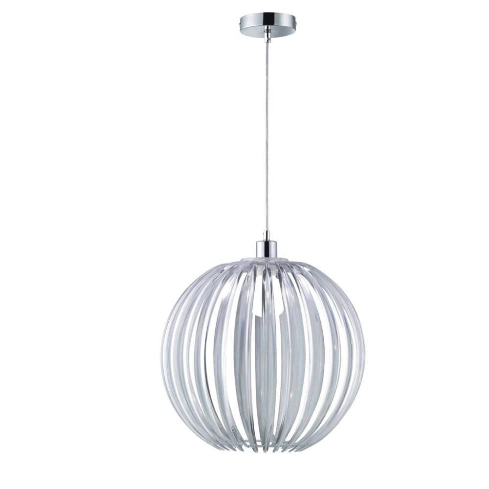 Pendelleuchte Tressi 40 cm transparent Trio 4017807247411