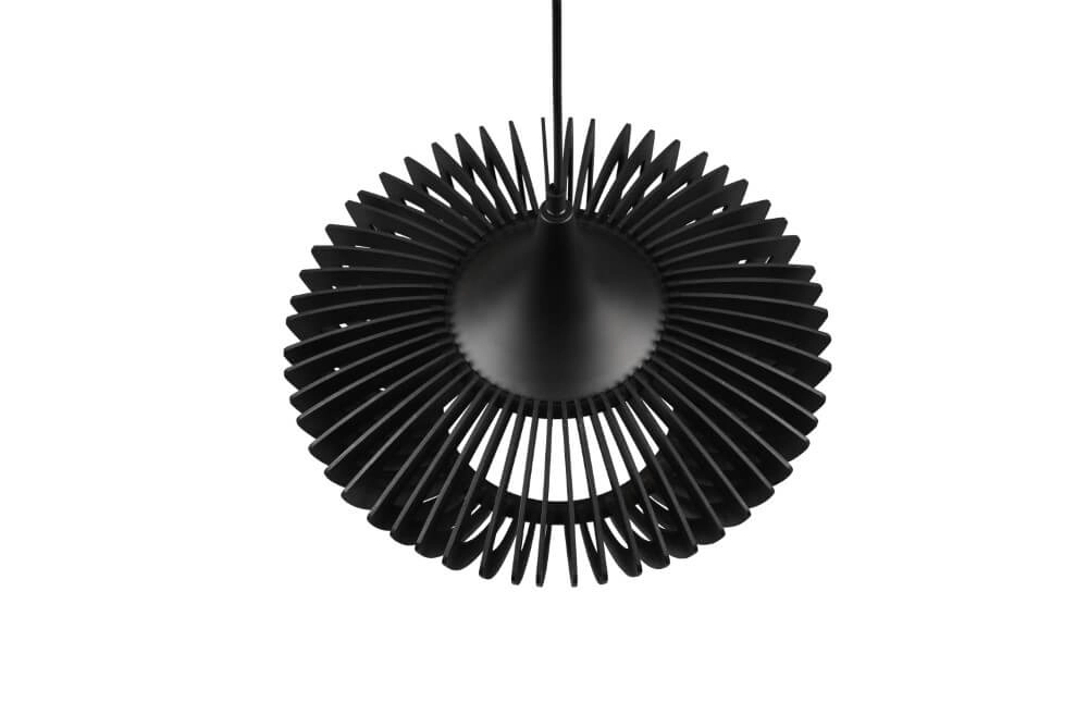 Moderne schwarze Pendelleuchte Colino Ø 40cm Trio 4017807540246