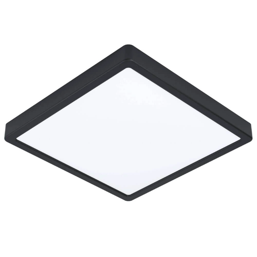 Schwarze Deckenlampe Fueva 5 28,5 x 28,5 cm