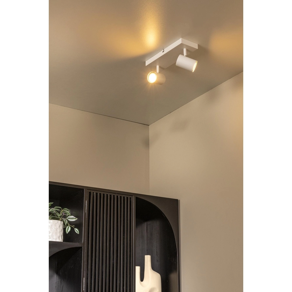 Deckenlampe Amigo 2-Licht weiß Lucide 5411212531155