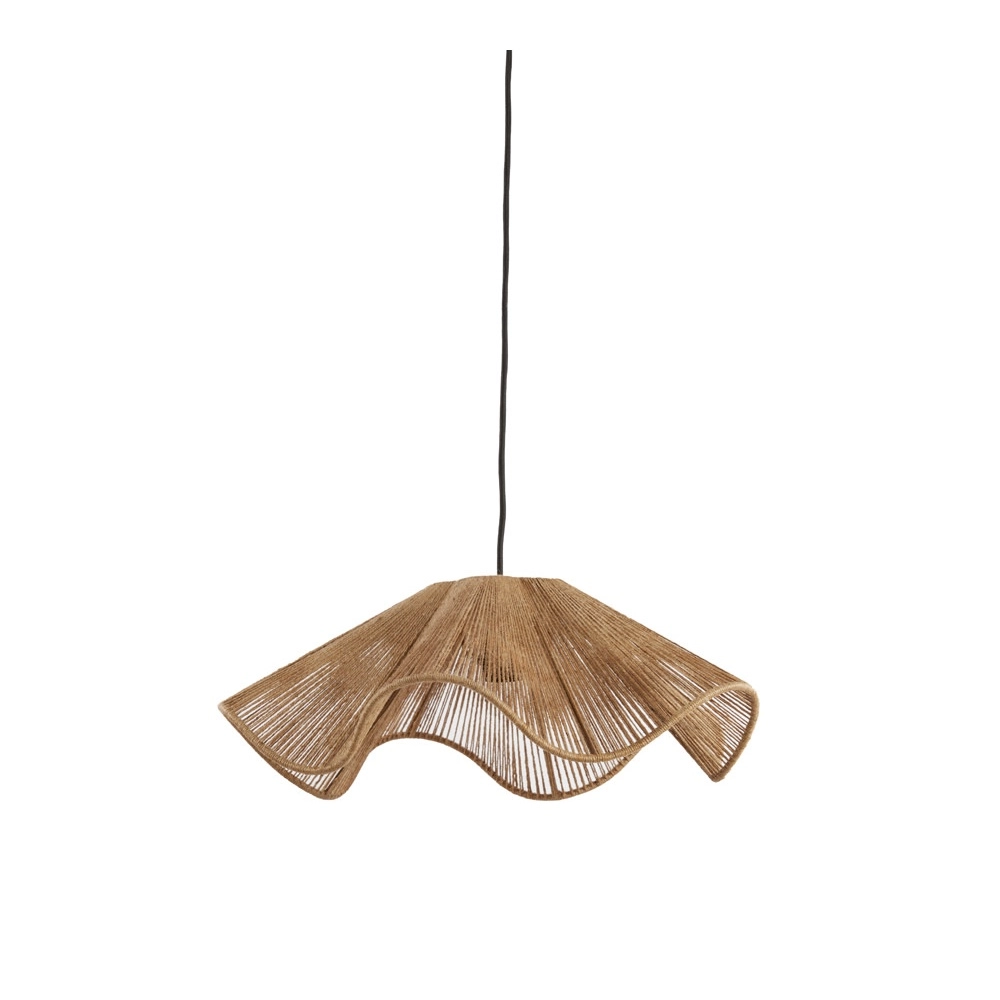 Rattan-Pendellampe Fodara Ø 48 cm braun Light & Living 8717807702083