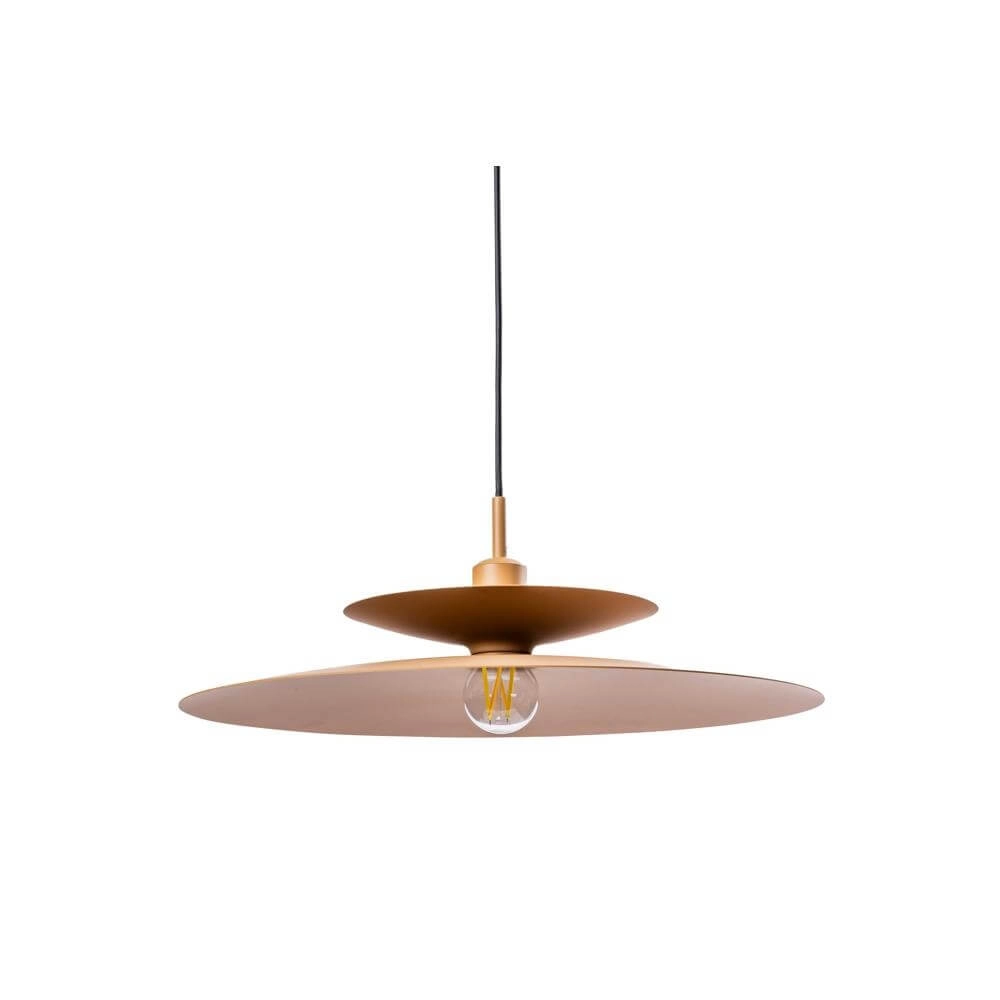 Pendelleuchte Linares Regenschirm braun Ø 50cm Artdelight 8720701101678