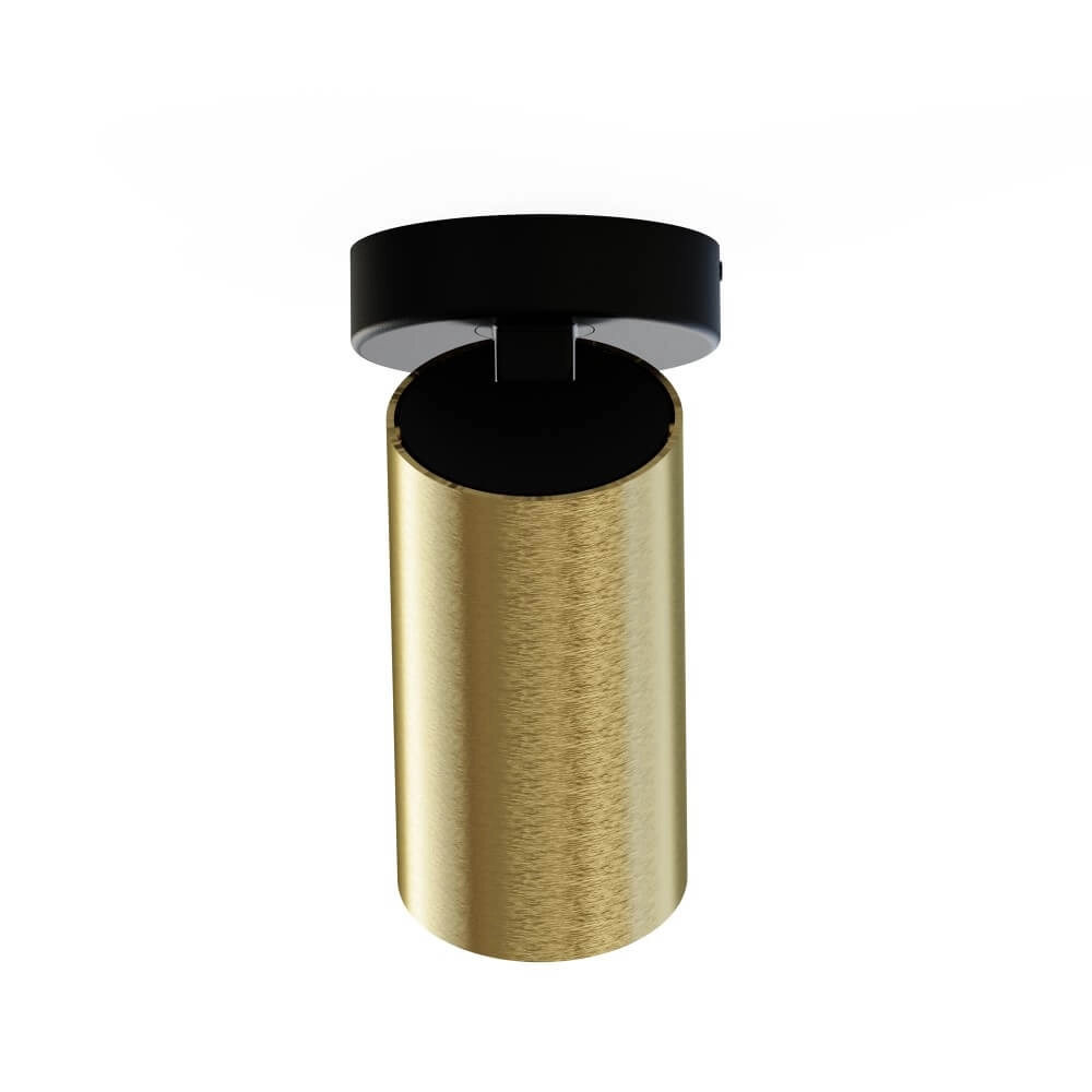 Aufbaustrahler Mono Gold mit Schwarz Lyora 5903139777896