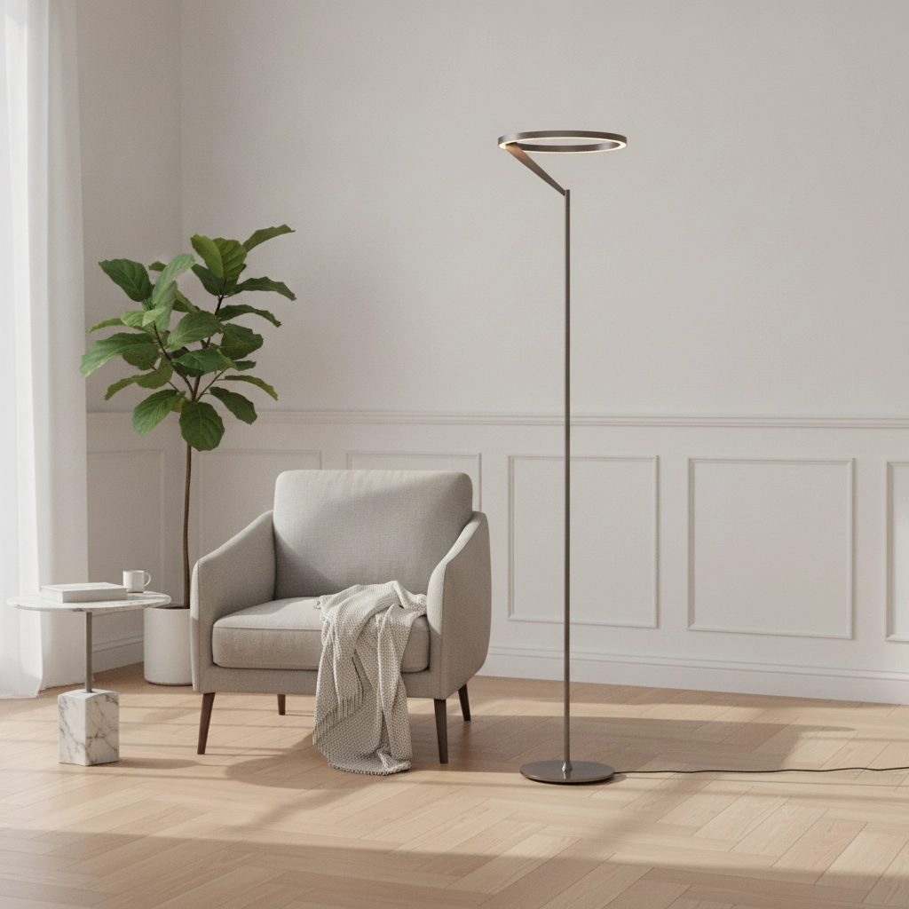 Stehlampe Tilia Nickel