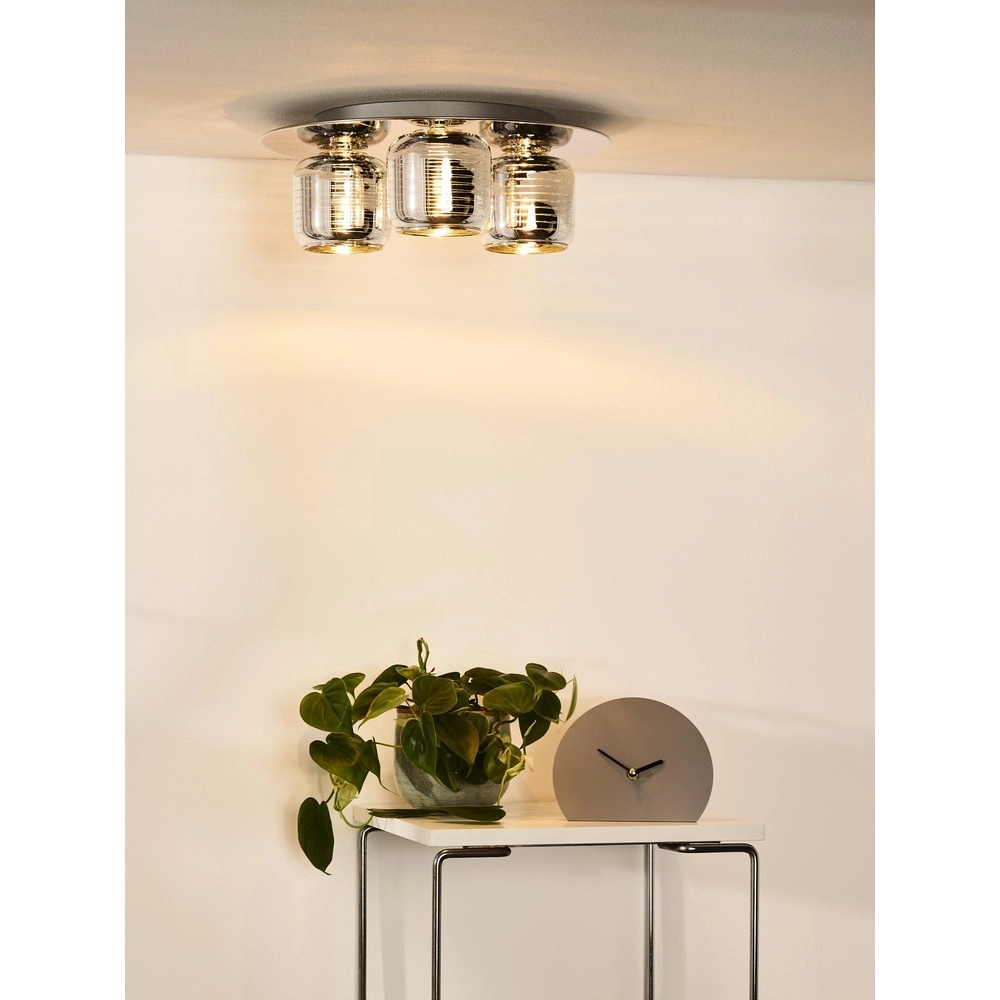 Deckenlampe Eryn Chrome 3-light Lucide 5411212702289