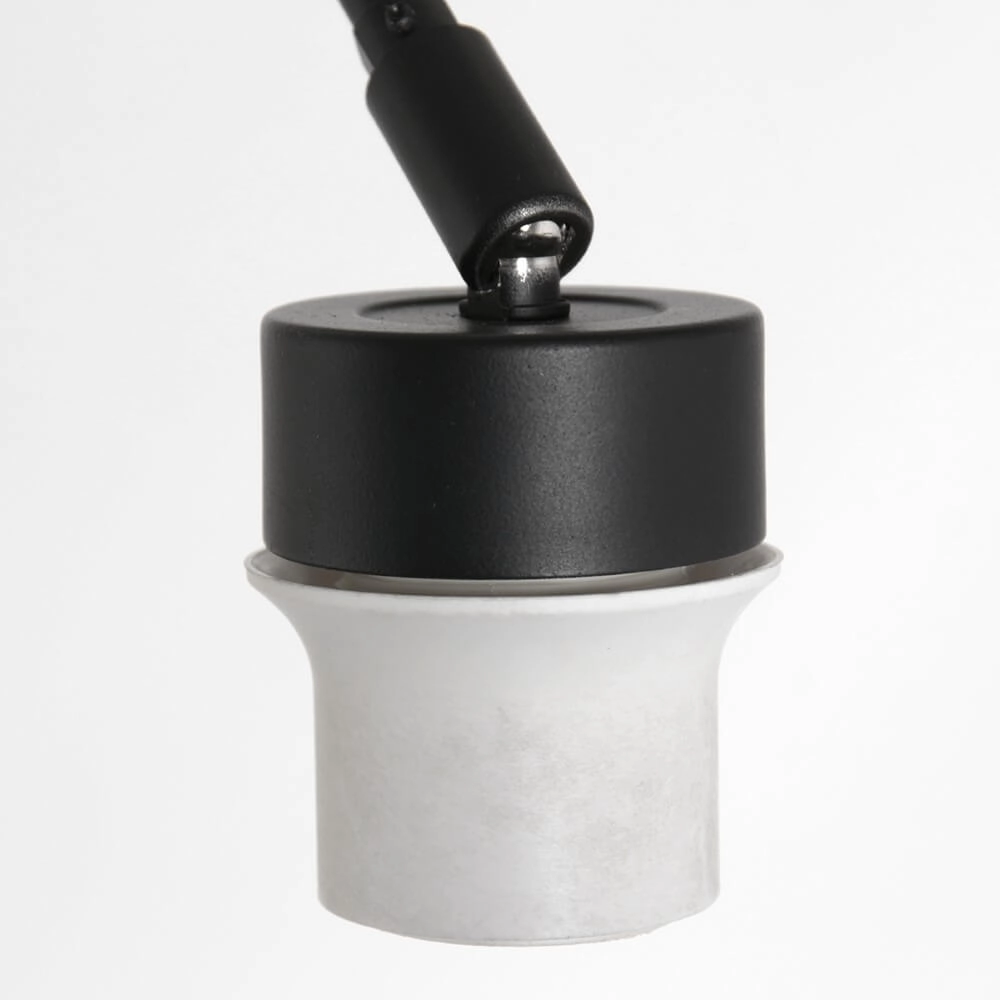 Ländliche Stehlampe Prestige Chic schwarz mit goldenem Samt Steinhauer 8712746145878