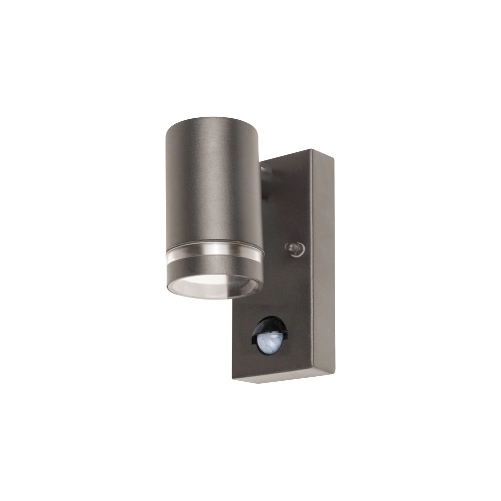 Wandscheinwerfer mit Sensor Opden Anthrazit – 1x GU10