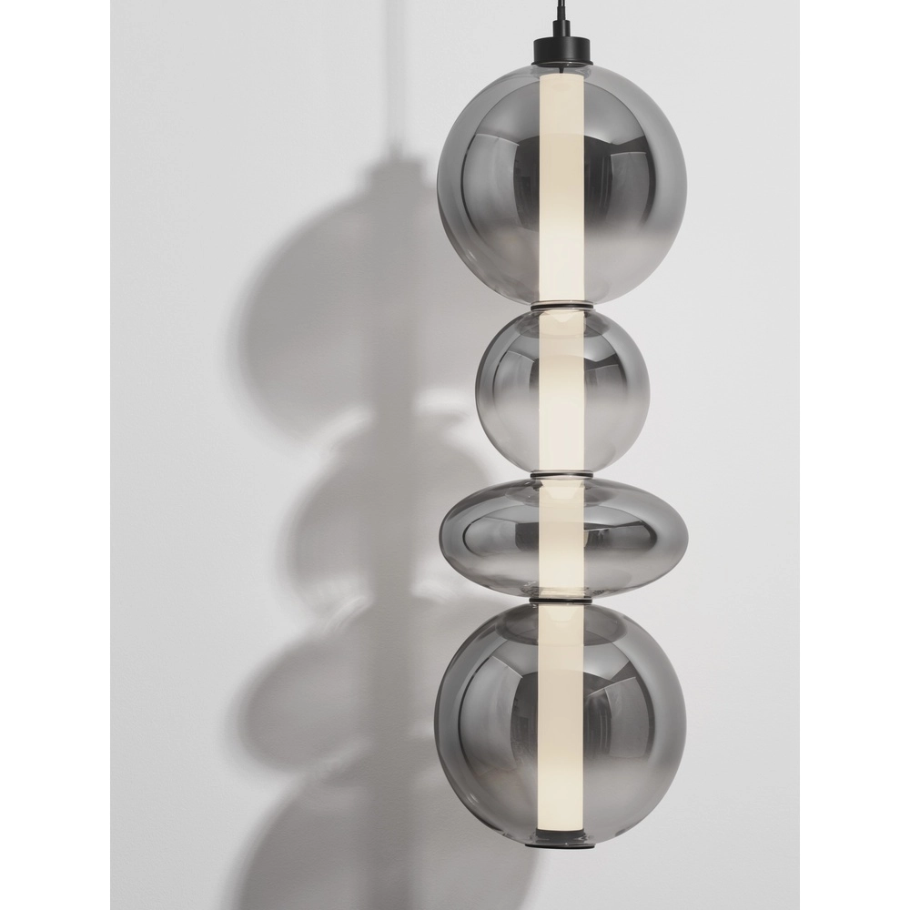 Pendelleuchte Bally Rauchglas 62cm Lyora 5212017449177