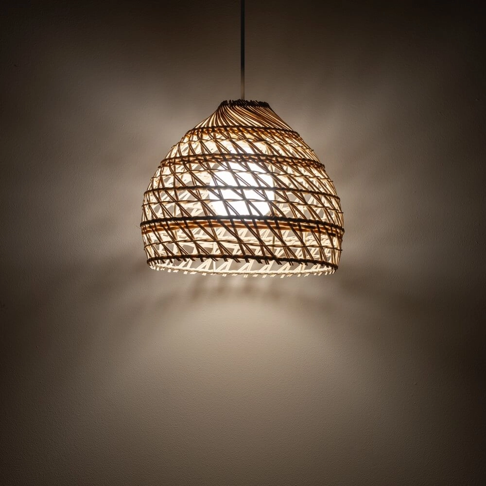 Rattan Pendelleuchte Boho S Ø 30cm Lyora 5903139111508