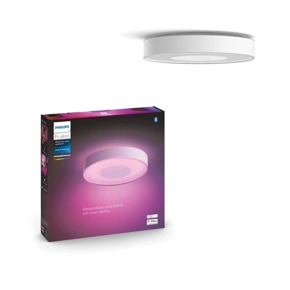 Deckenleuchte Hue Infuse M - White and color Ø 38,1cm weiß Philips 8718696176498