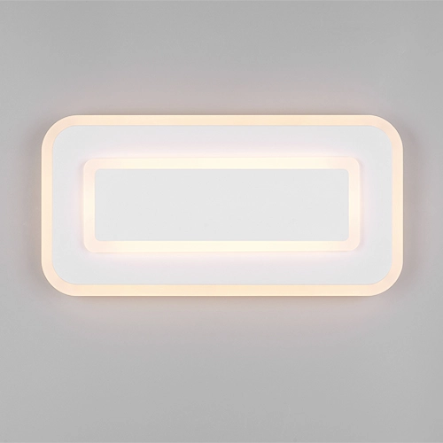 Moderne Deckenlampe Riva Weiß 40cm Trio 4017807682939