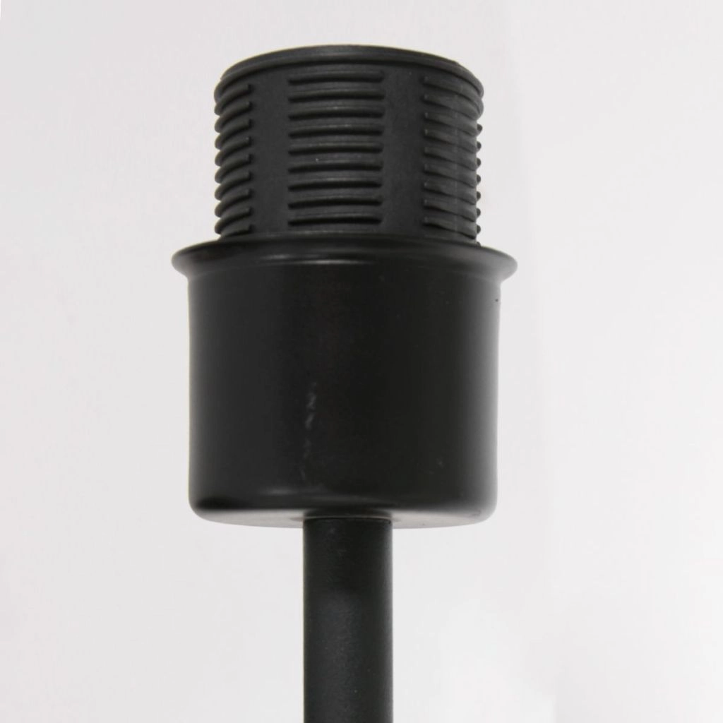 Schwarze Nachttischlampe Stang mit Korkkappe Ø20 cm Steinhauer 8712746180534