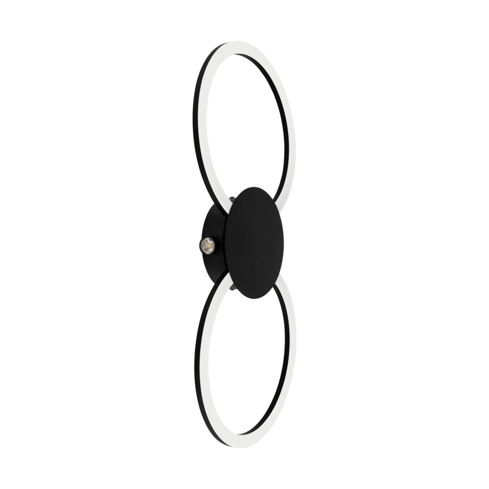 Design-Wandleuchte Venticello 1 schwarz
