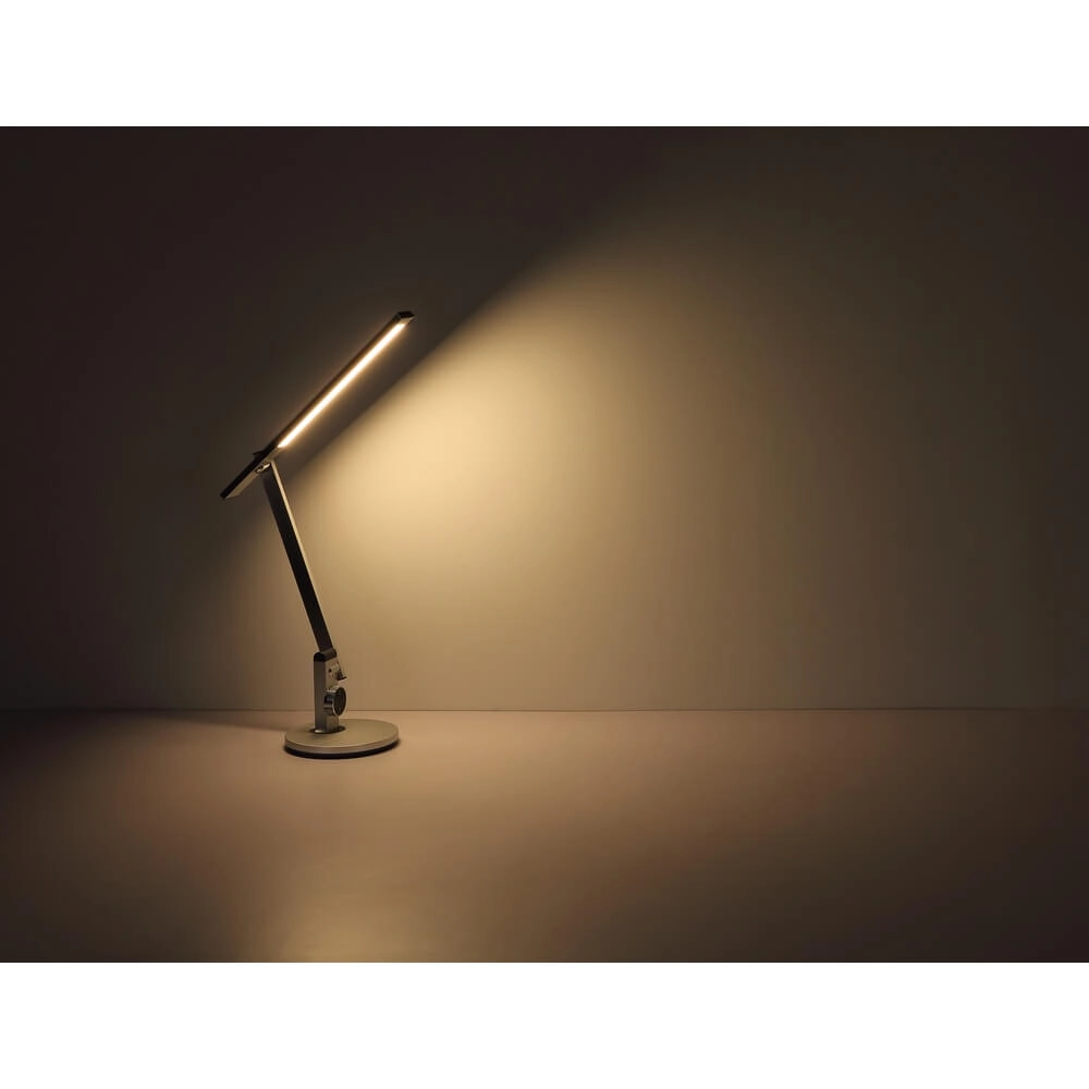 Schreibtischlampe Solana Silbergrau Globo 9007371449644