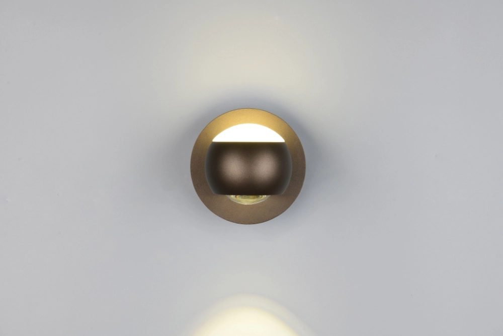 LED-Wandlampe Orbit Platinbraun Trio 4017807686630