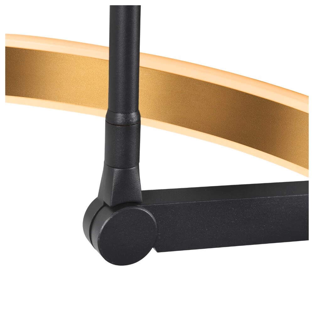 LED-Bogenlampe One Schwarz mit Gold - 232cm SLV 4024163265560