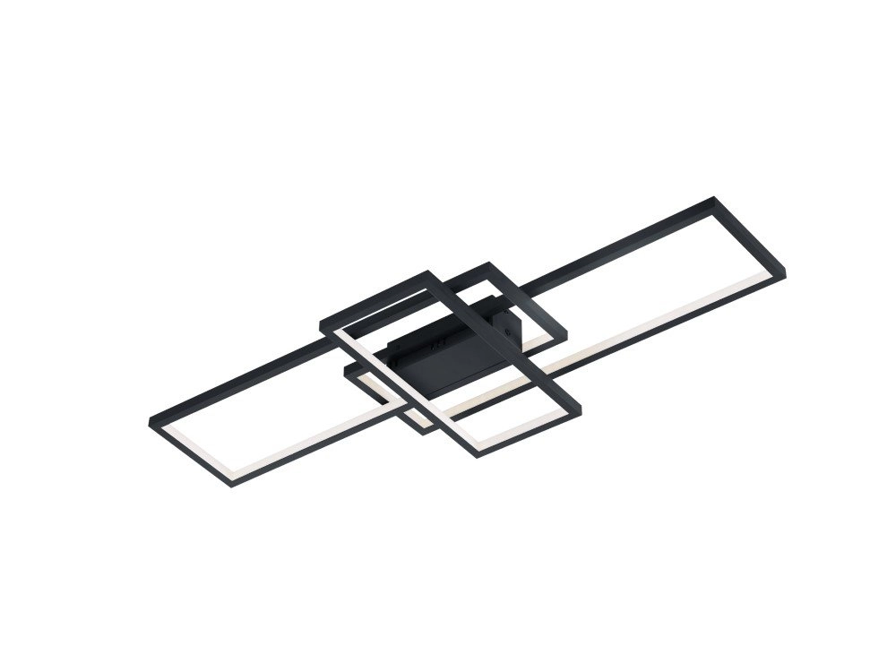 WiZ Deckenleuchte Thiago 104cm schwarz Trio 4017807453751