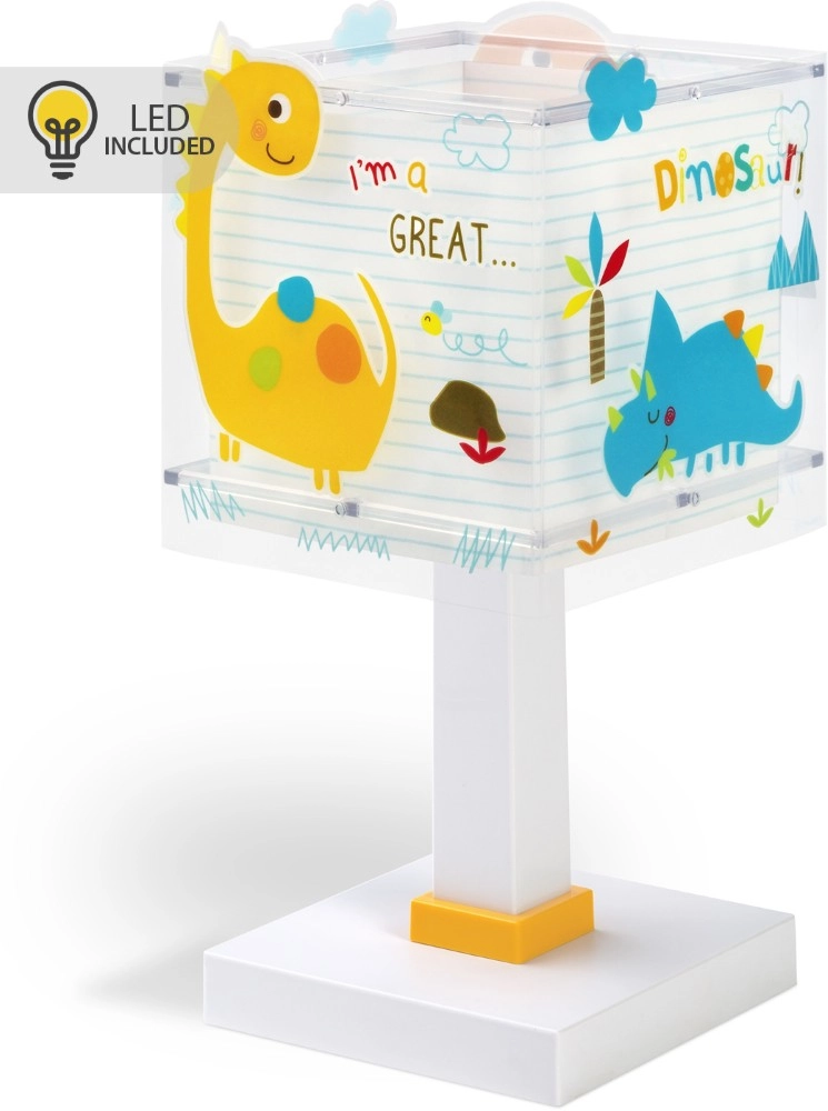 Tischlampe Dinos gelb Dalber 8420406001814