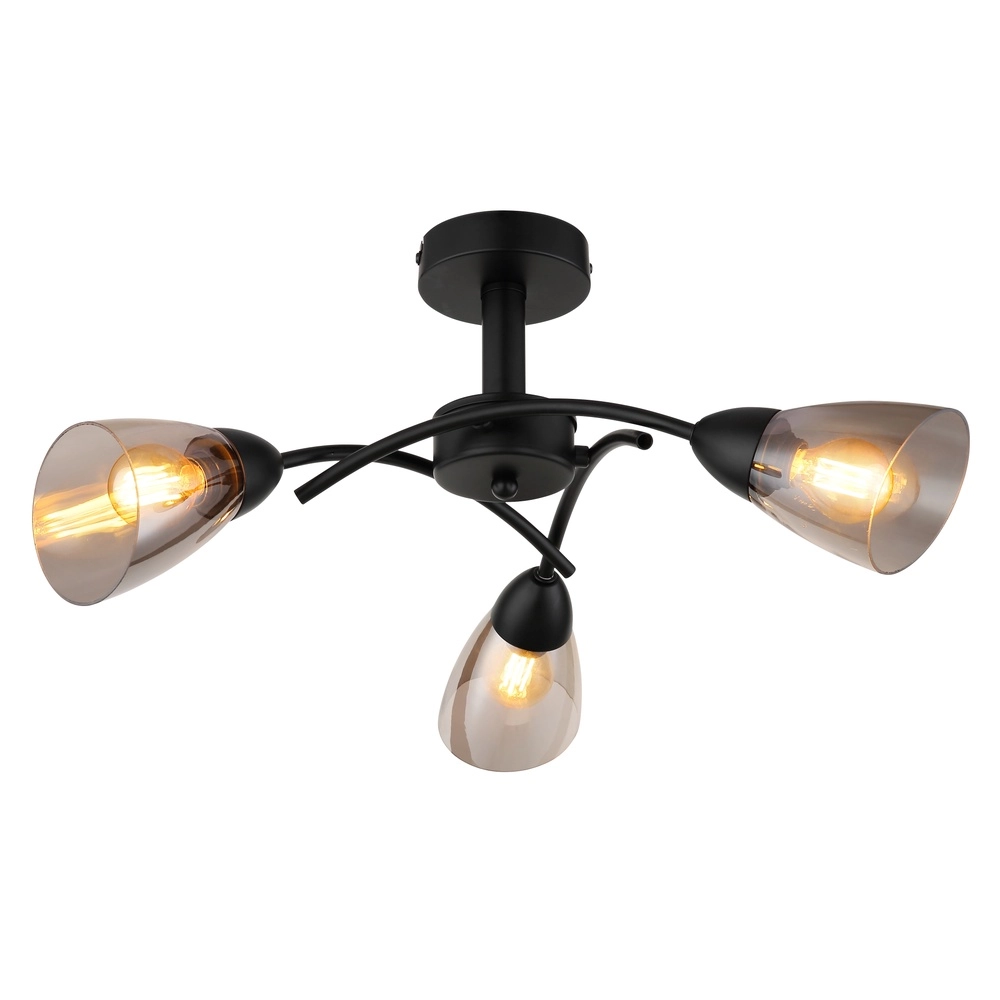 Schwarze Deckenlampe Paula Konstruktion