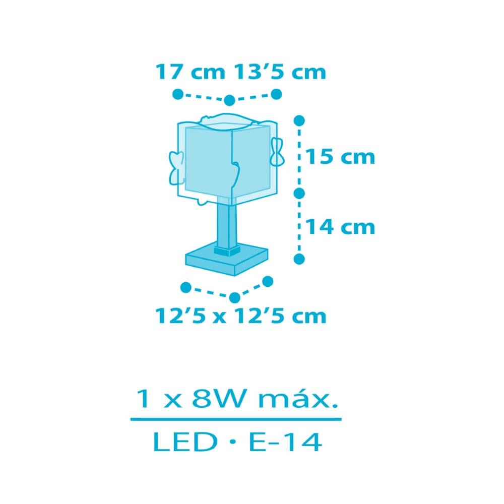 Tischlampe Little Shark für Kinder Dalber 8420406634715