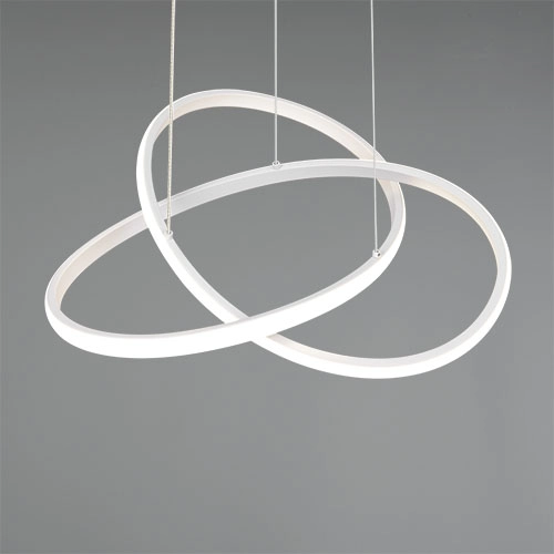 Design-Pendellampe Mansa Weiß Trio 4017807682151