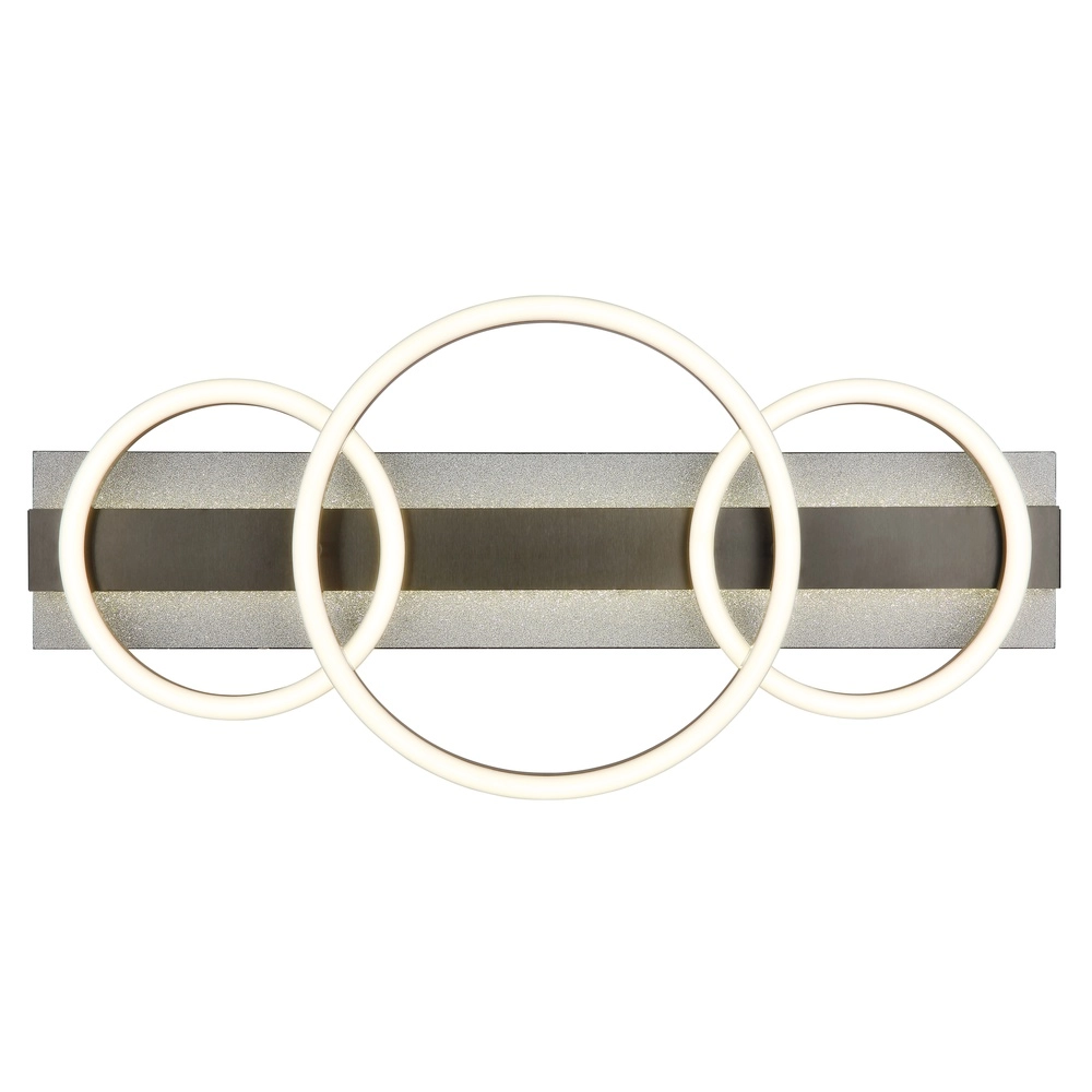 Schwarze Deckenlampe Norberto 3 Ringe in Folge Globo 9007371569830