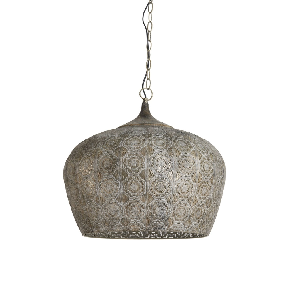 Pendellampe Emine Ø 51,5 cm braun