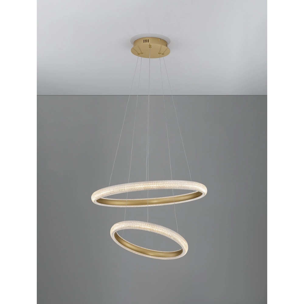 Pendelleuchte Medora gold Ø 59cm Lyora 5212017433435