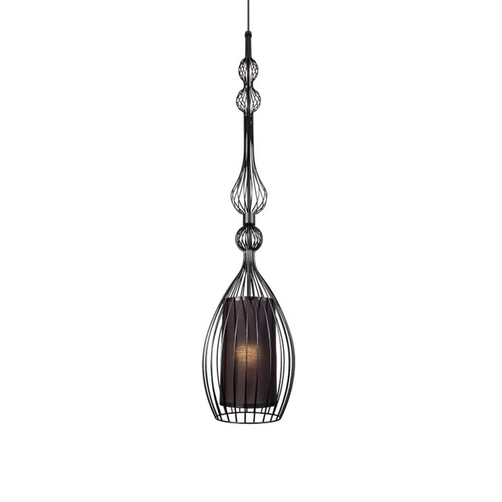 Handlampe mit Stoff Abi Ø 22cm