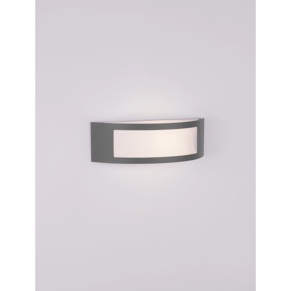 Design-Wandleuchte Zenith grau