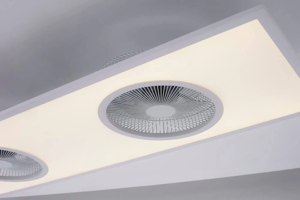 Deckenventilatorlampe Flat-Air 120 cm 2700–5000 K weiß Paul Neuhaus 4043689975920