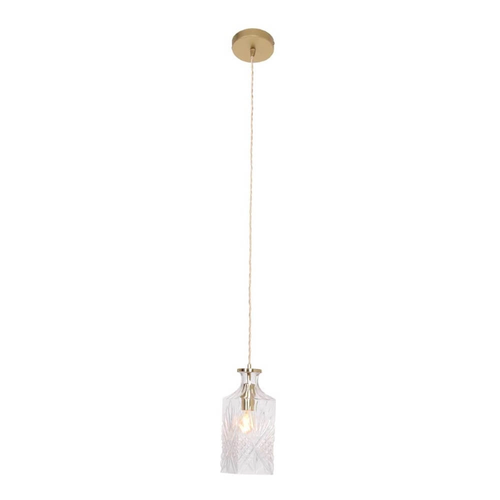 Klassische Hängelampe Grazioglass Ø 10cm Steinhauer 8712746166347