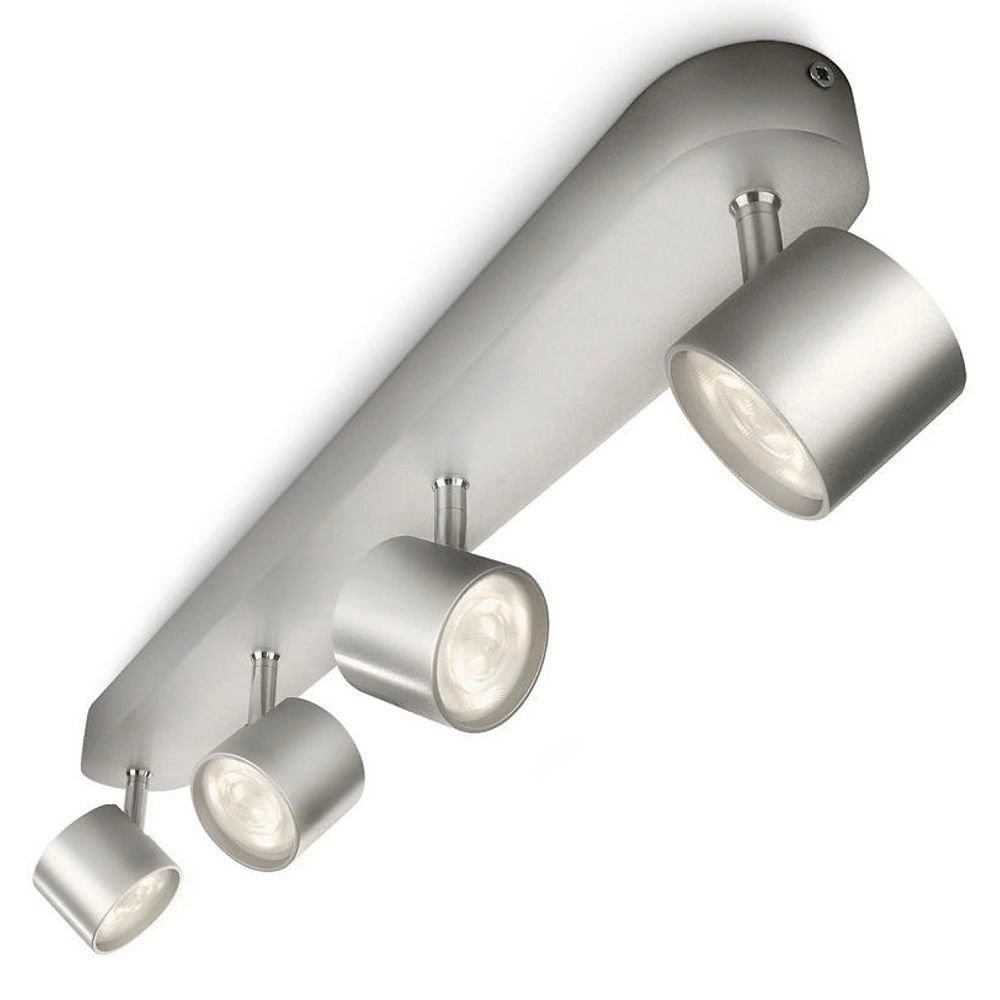 LED-Deckenstrahler My Living Star 4-Licht-Metallgrau Philips 8718291444916