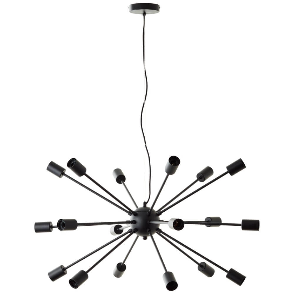Hängelampe mit 18 Leuchten Dree Schwarz Brilliant 4004353421693