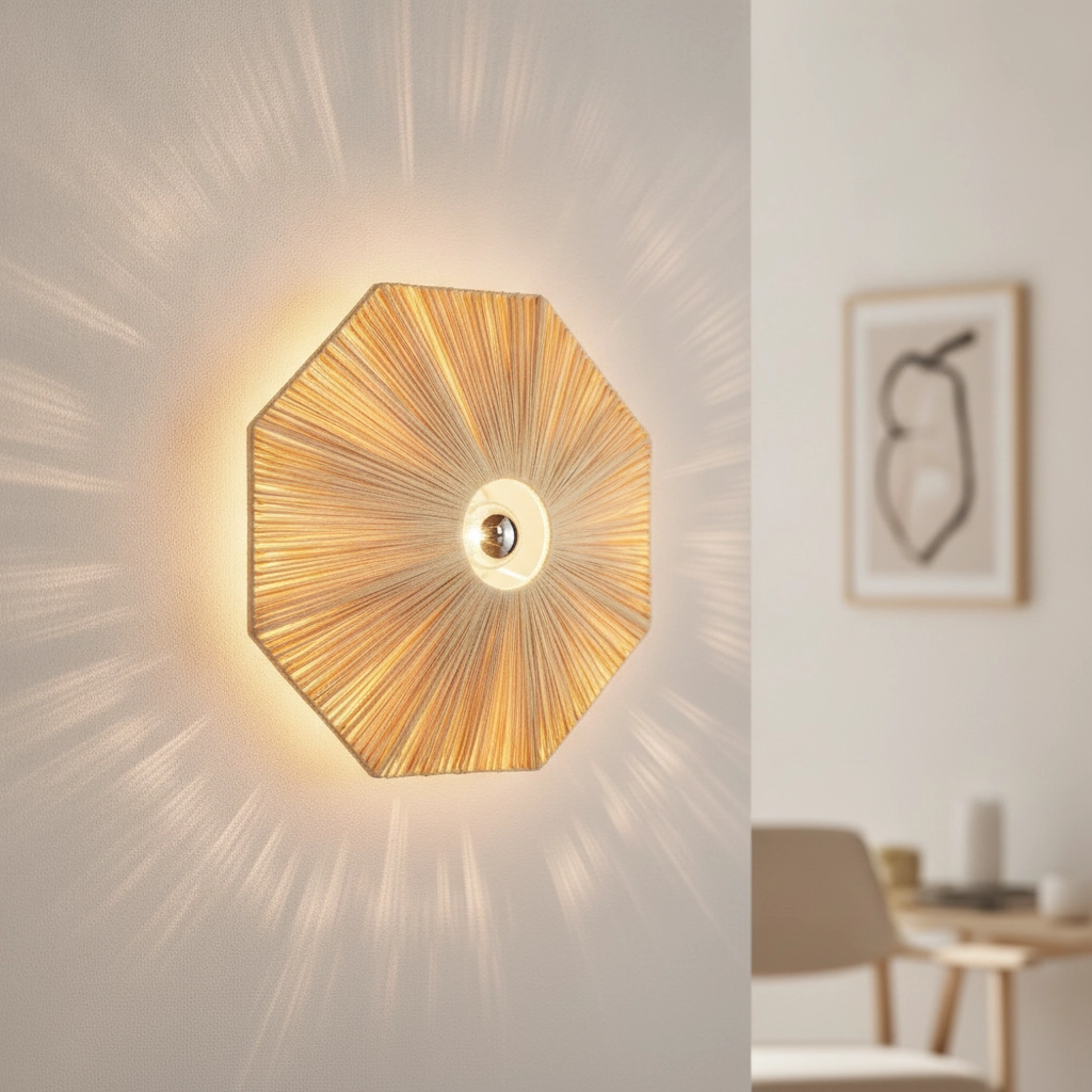 Japandi Wandlampe Elvio Ø 45cm