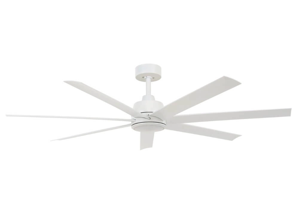 Deckenventilator weiß Atlanta Led Ø 142cm IP55