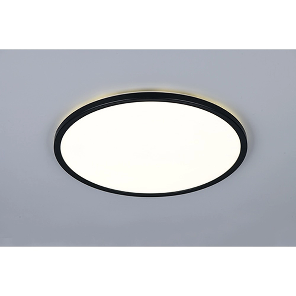 Runde Deckenlampe Emra schwarze Ø 42cm Trio 4017807704150