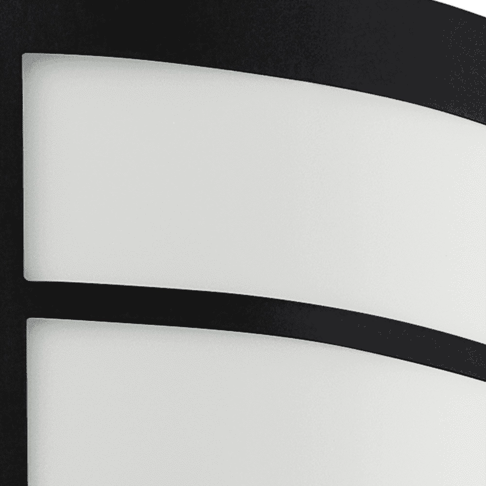 Schwarze Wandlampe City mit Sensor Eglo 9002759995683
