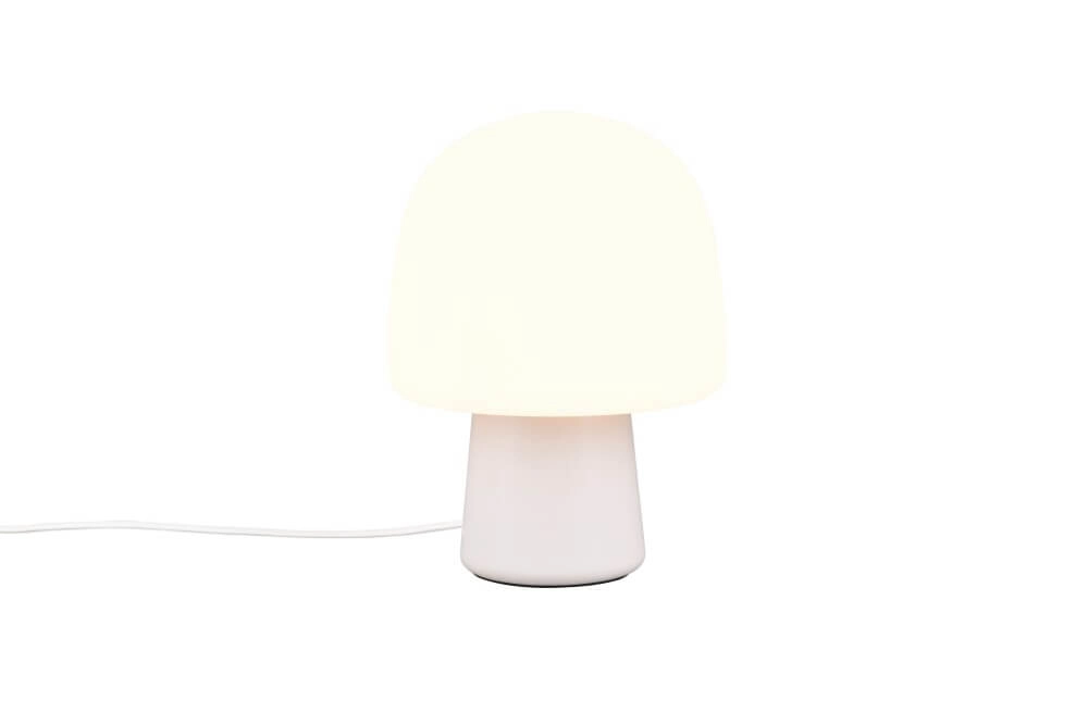 Pilz-Tischlampe Steen weißes Glas Trio 4017807616484