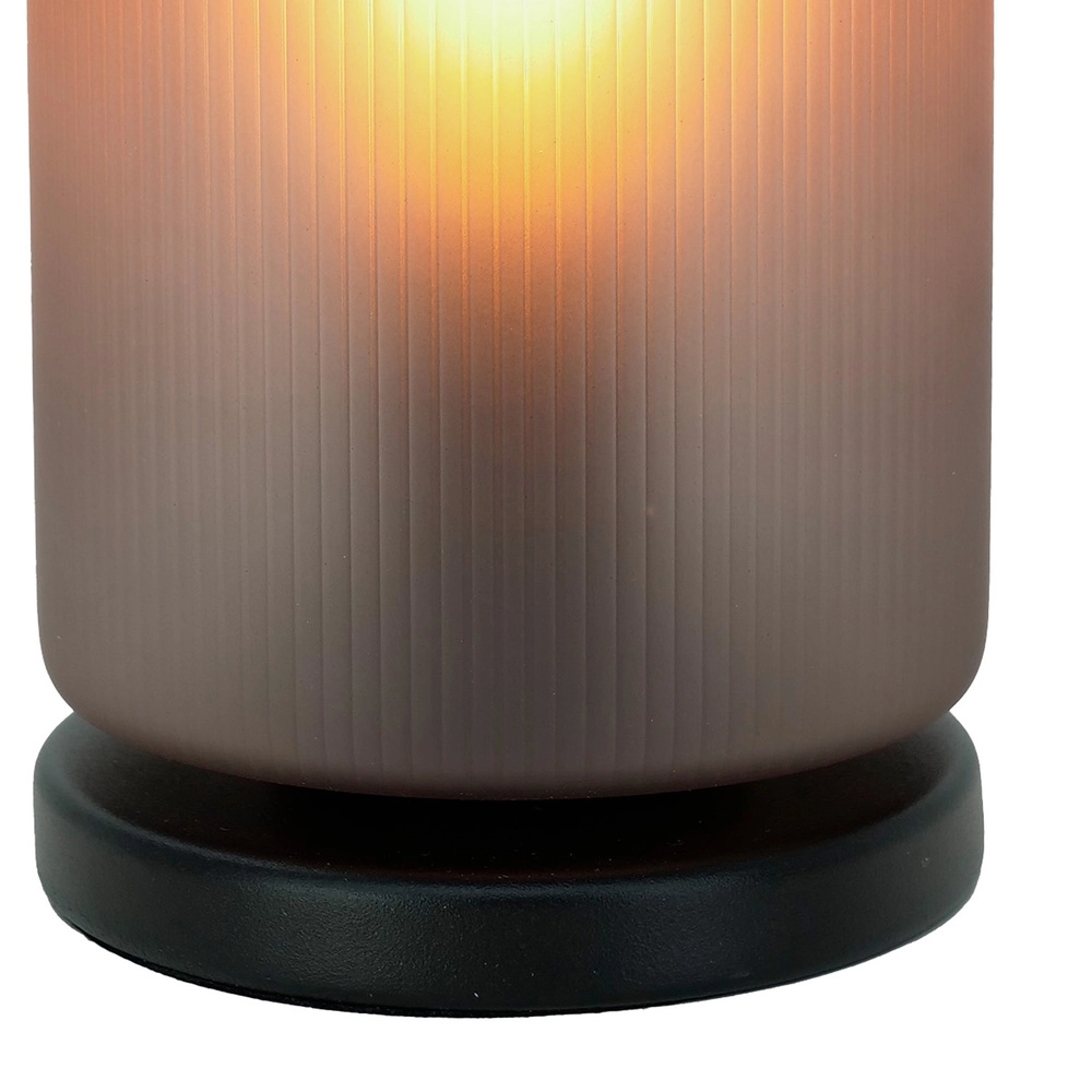 Tischlampe Colomera Rauchmattiertes Glas Eglo 9008606307166