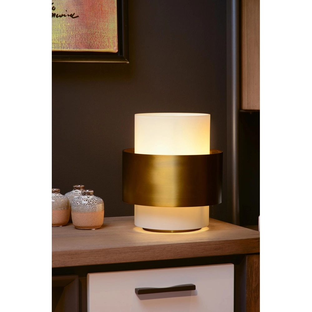 Moderne Tischlampe Firmin Ø 20cm Lucide 5411212451637