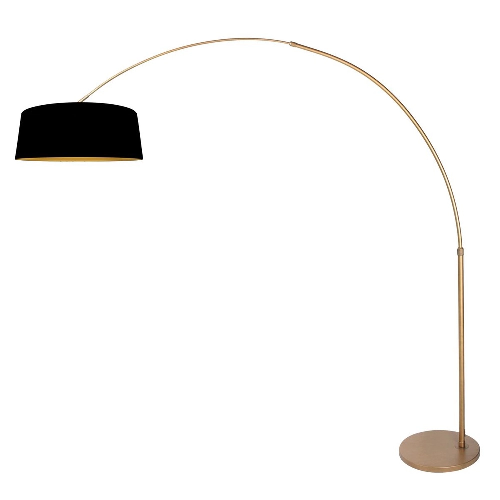 Bogenlampe Sparkled Light Bronze mit schwarzer Kappe Steinhauer 8712746179927